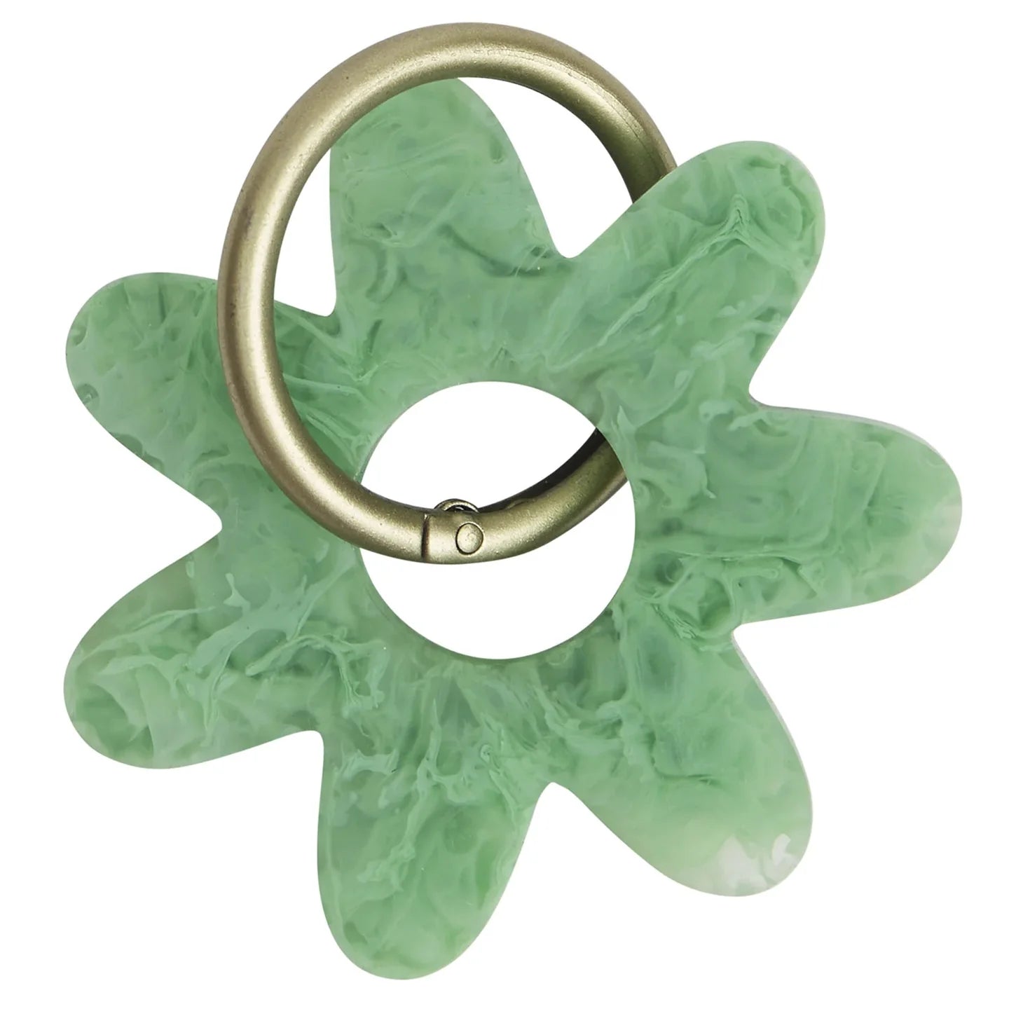 Sage and Clare Whitney Keyring - Emerald