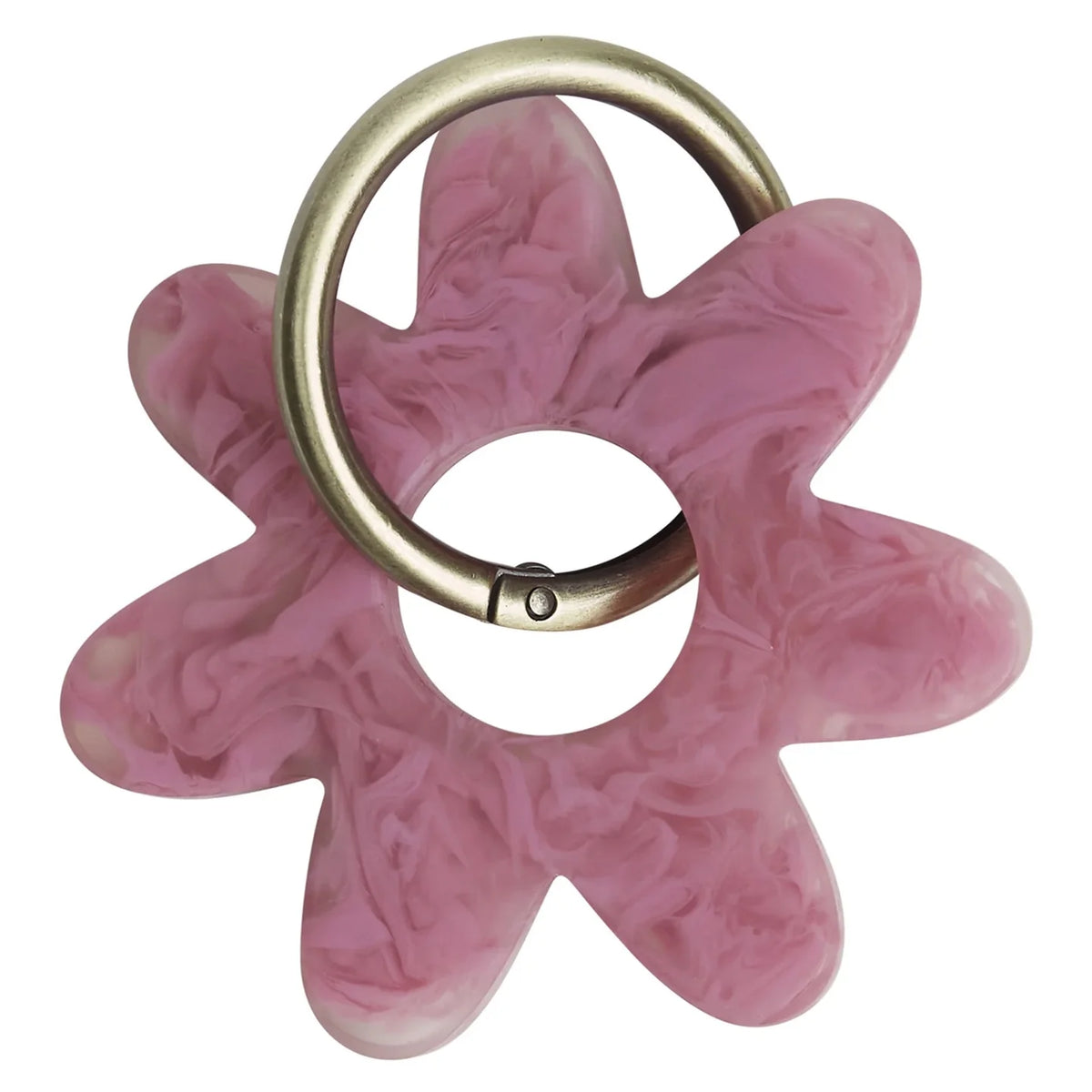 Sage and Clare Whitney Keyring - Fuchsia