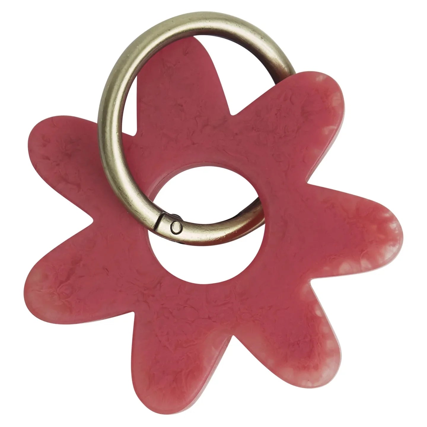 Sage and Clare Whitney Keyring - Raspberry