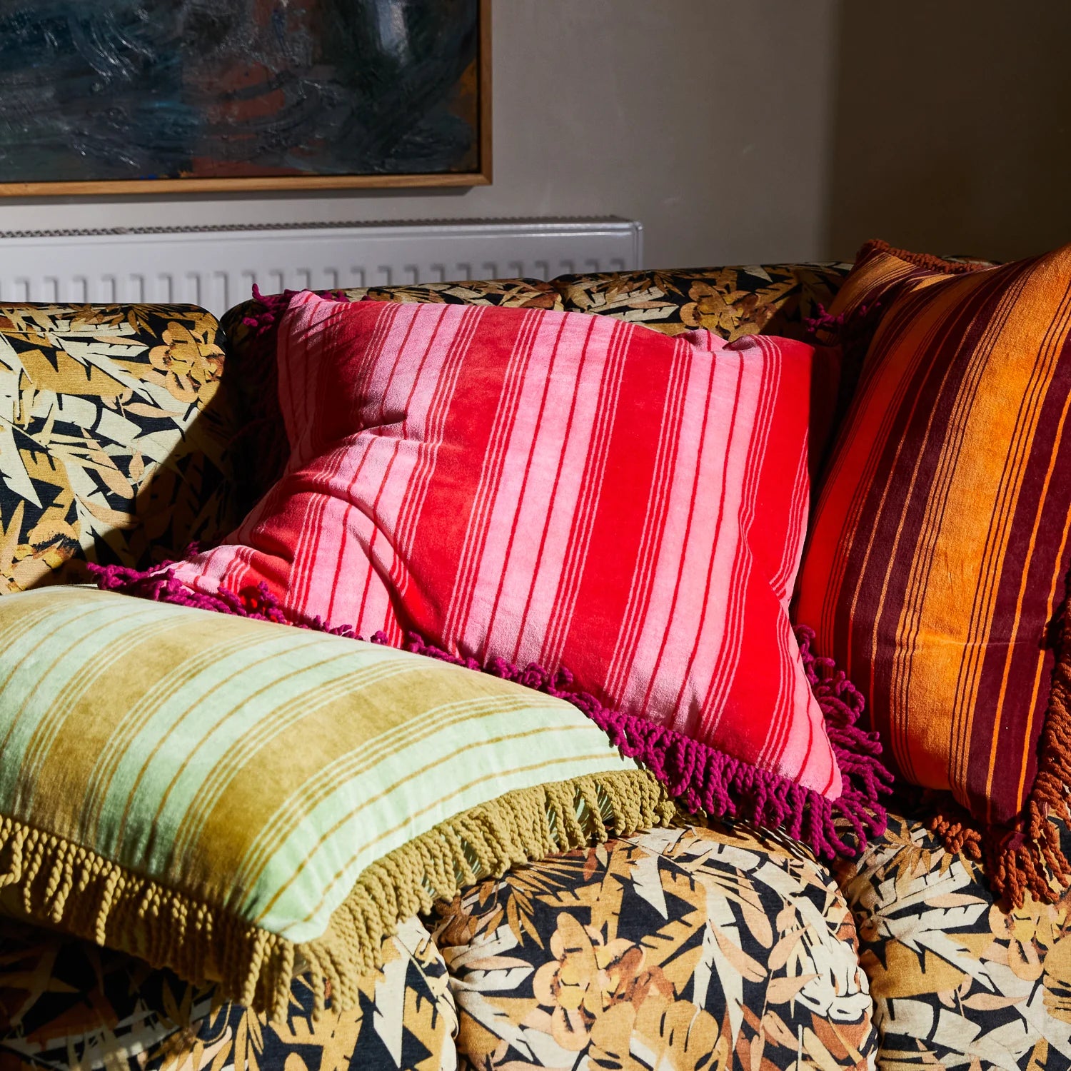 Sage & Clare Brigitte Cushion - Cosmo Pink