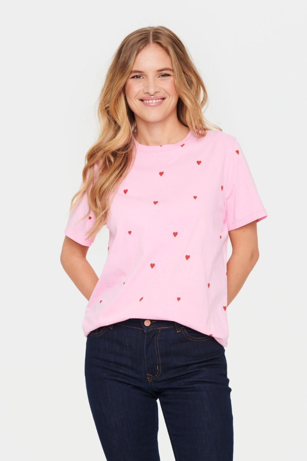 
Saint Tropez Dagni T-Shirt - Bonbon Flame Hearts
