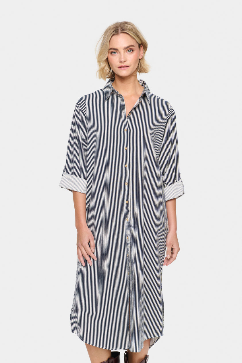 Saint Tropez Zalinda Shirt Dress - Stripe