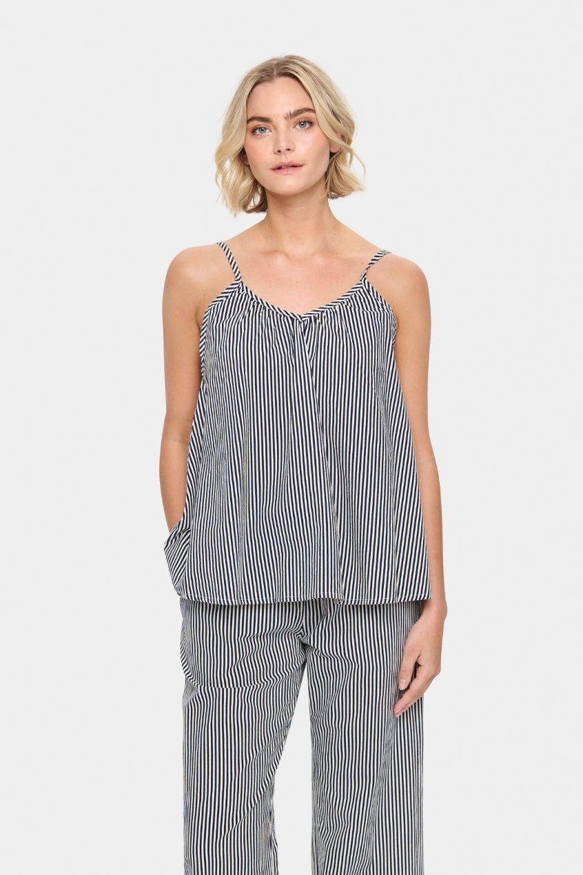 Saint Tropez Zalinda Strap Top - Stripe
