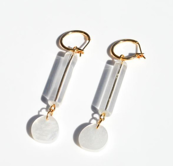 Hagen  &amp; Co Nova Earrings - Pearl 
