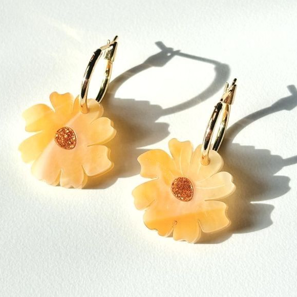Hagen &amp; Co Wildflower Earrings - Sunset 
