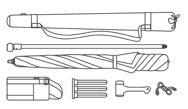 Blunt Beach Umbrella - Sun