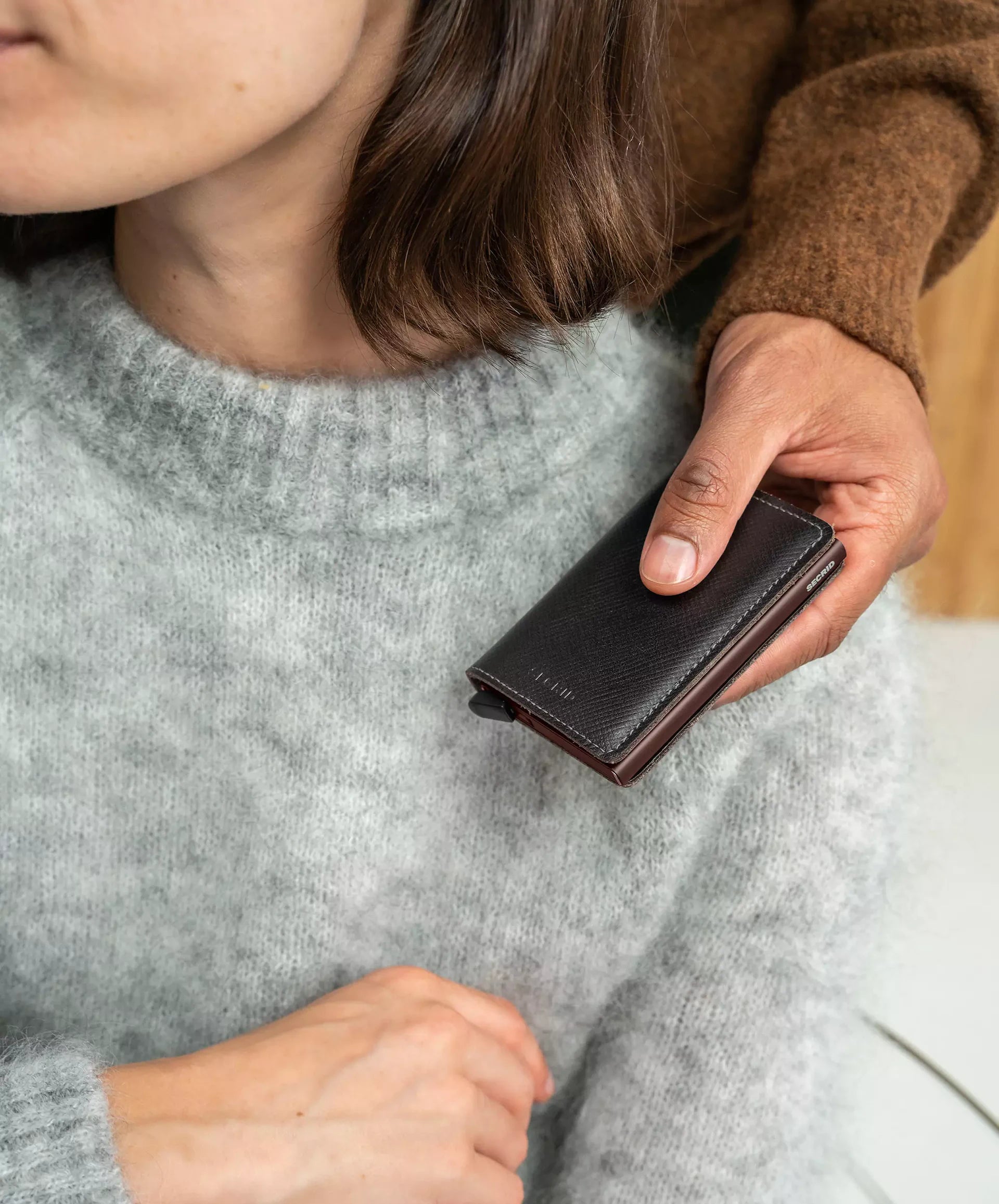 Secrid Slimwallet - Saffiano Brown