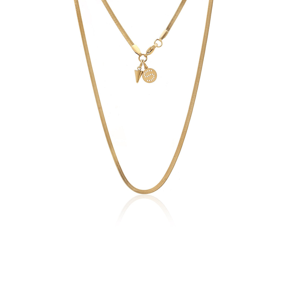 Silk &amp; Steel Solara Necklace - Gold