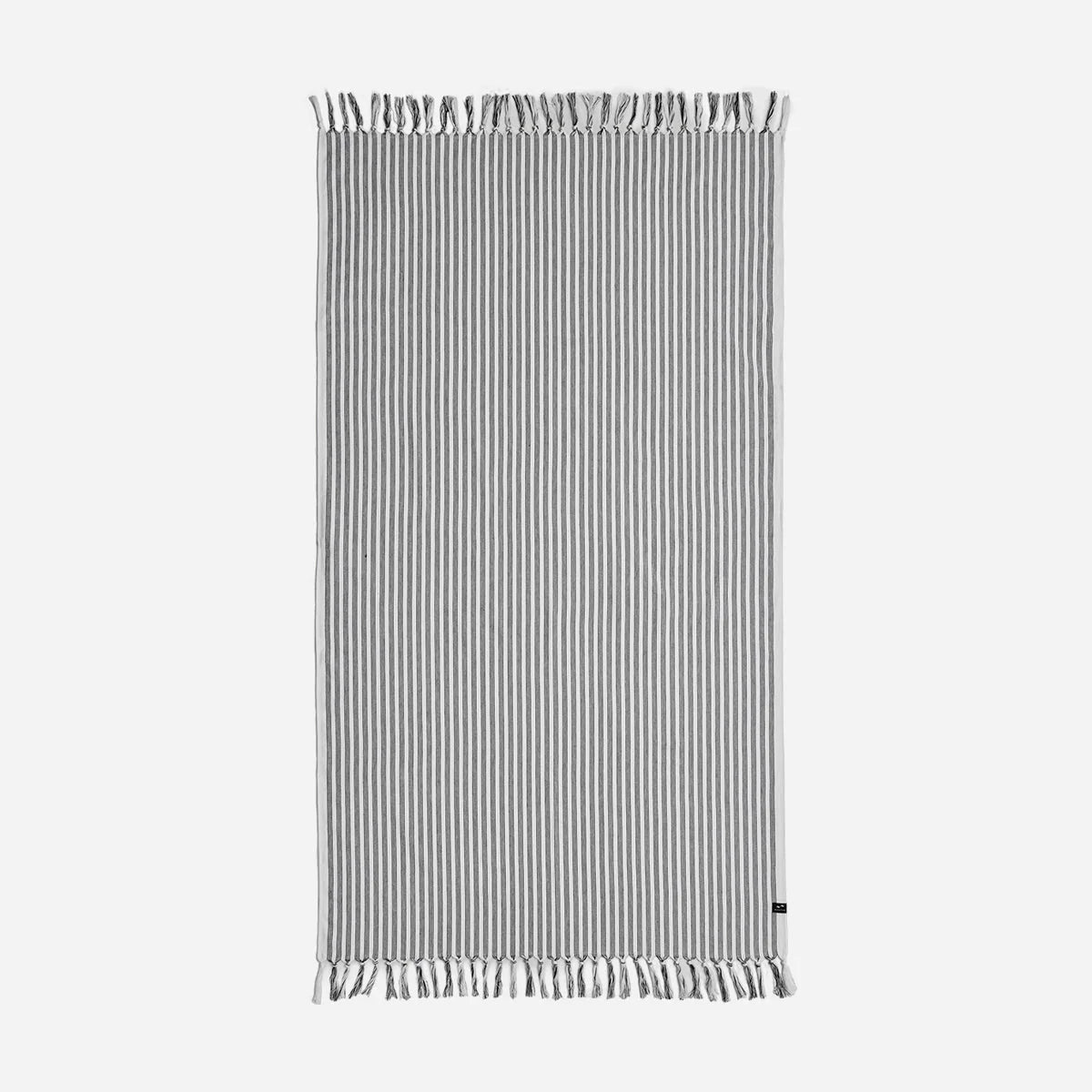 Slowtide Turkish Towel - Koko Black Stripe