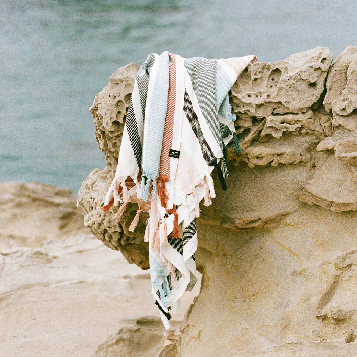 Slowtide Turkish Towel - Zoey Multi Stripe 1
