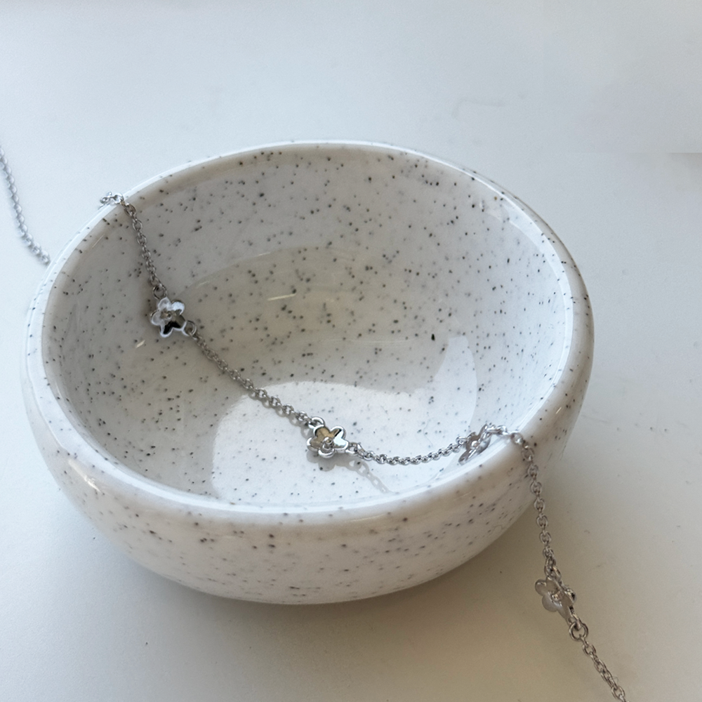 Sophie Daisy Chain Necklace - Silver