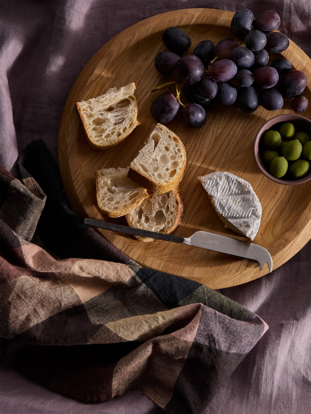 Citta Picton Linen Napkin - Mulberry Multi