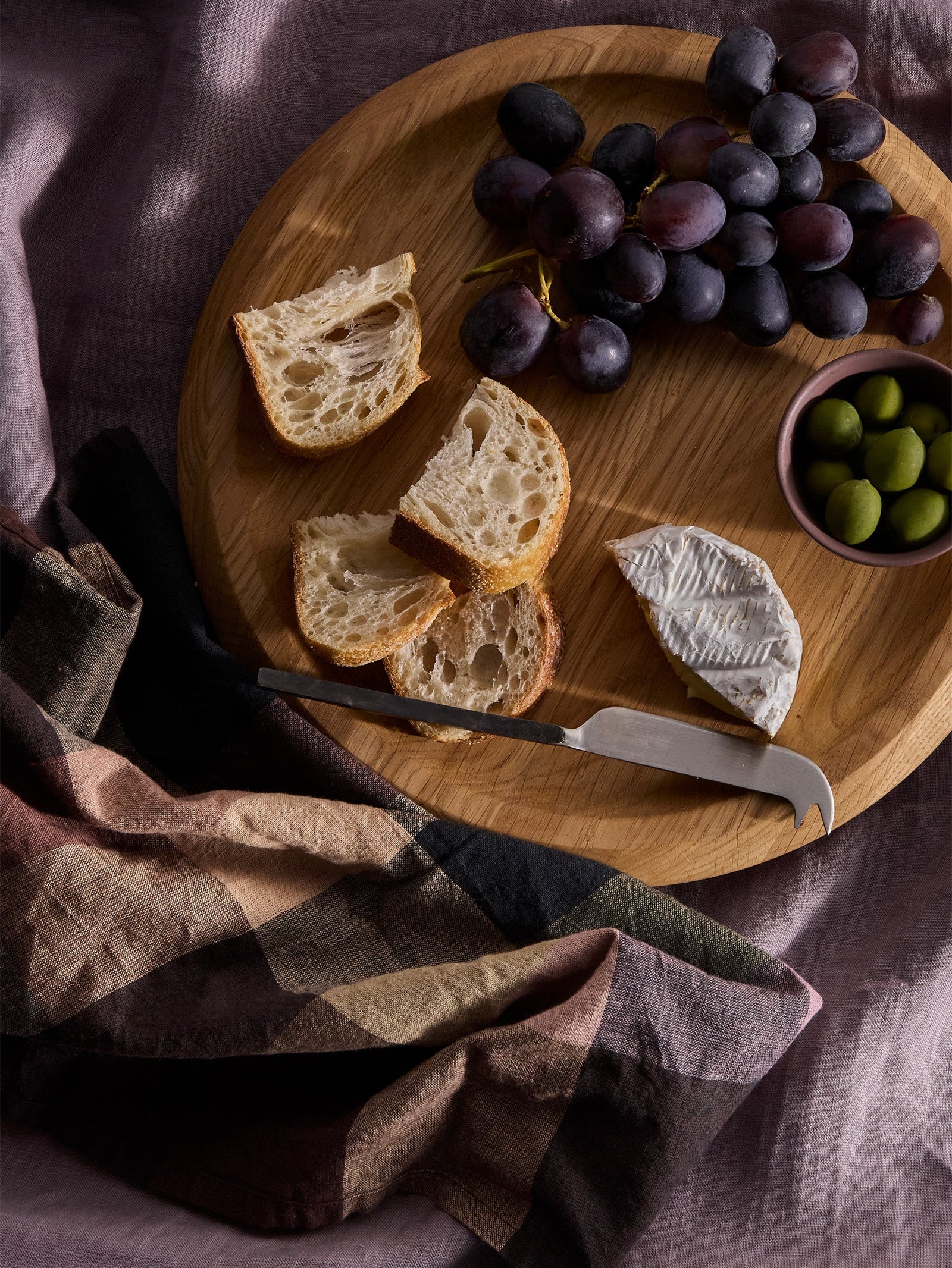 Citta Picton Linen Napkin - Mulberry Multi