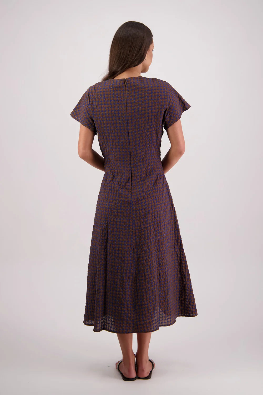 Briarwood Tasman Dress - Brown/Ink