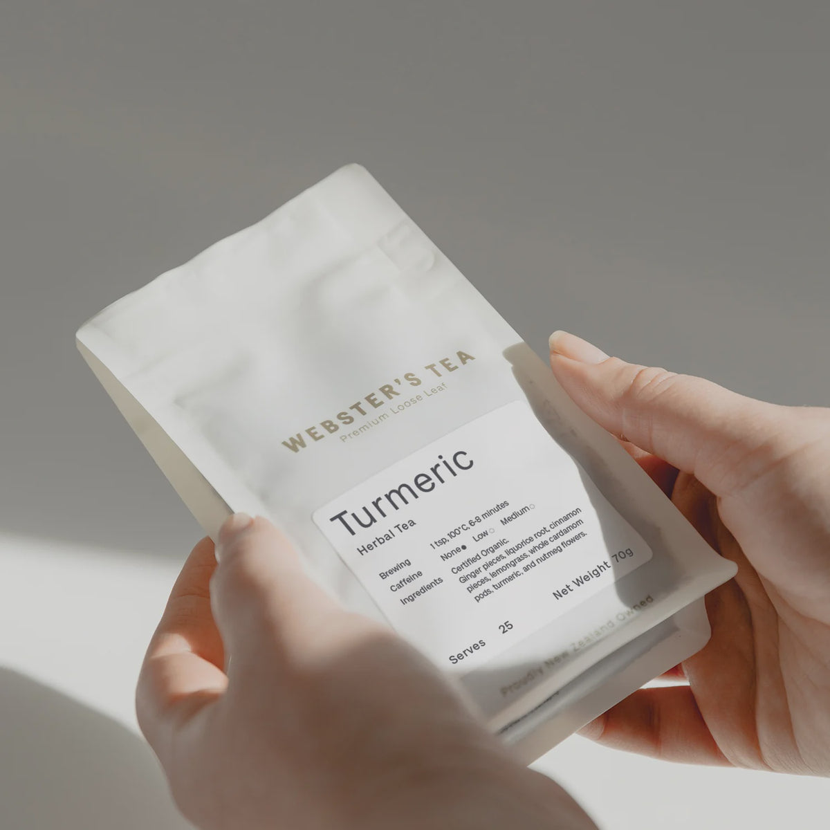 Webster&#39;s Tea 25 Serves - Turmeric