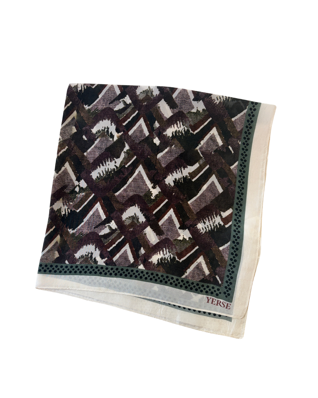 Yerse Silk Scarf - Aubergine