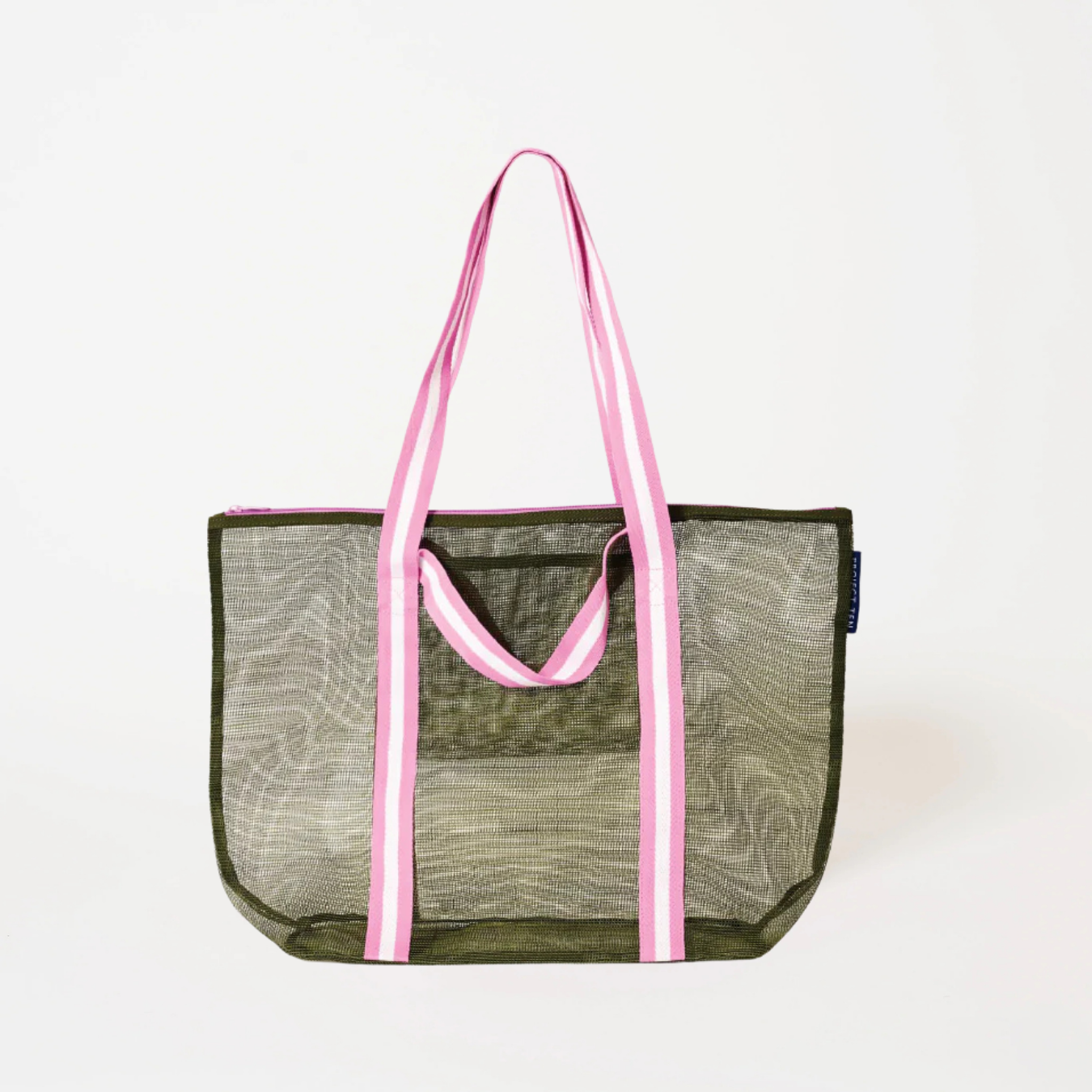 Project Ten Mesh Zip Medium Tote - Khaki