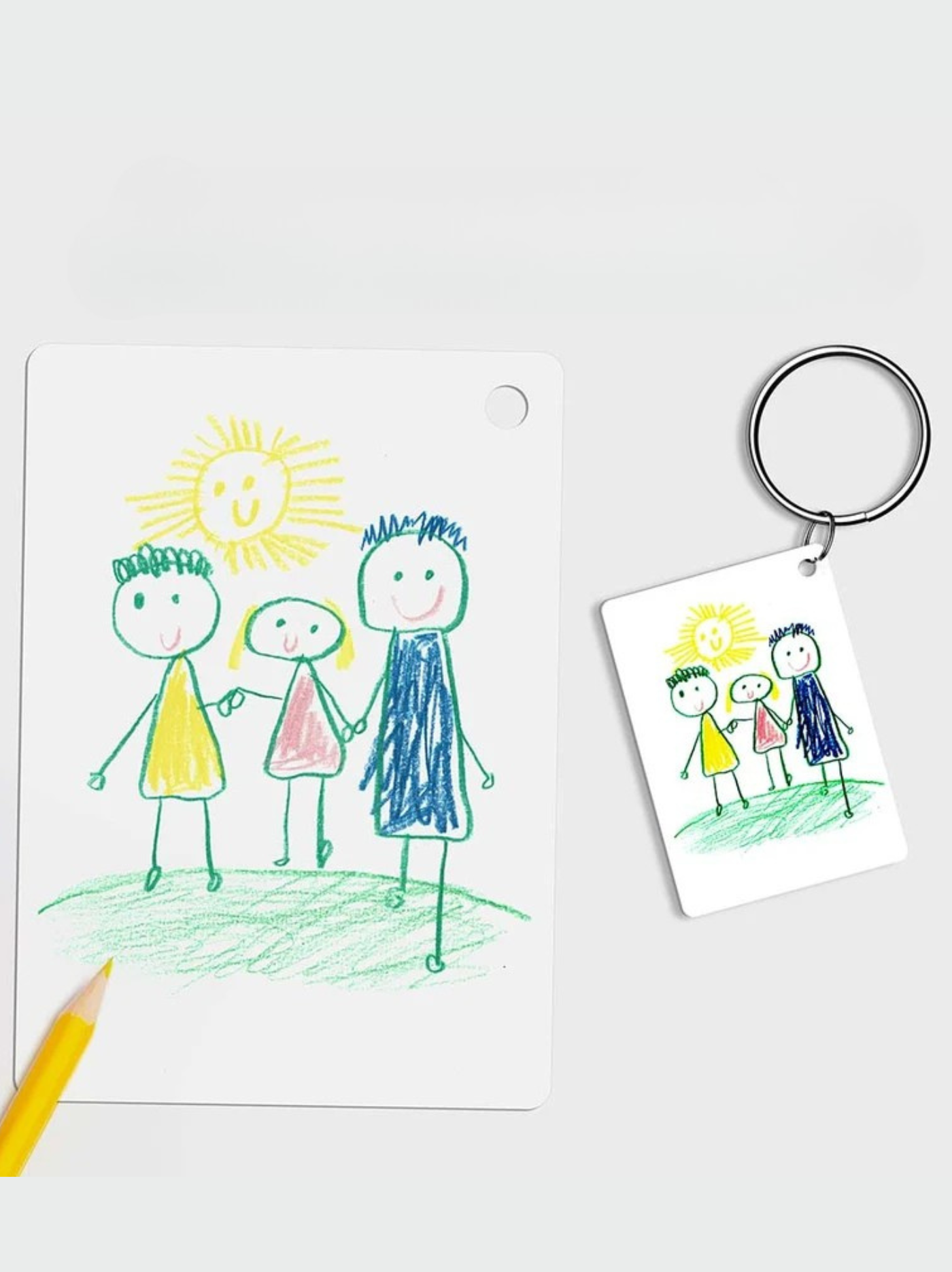 Pikkii Shrink Drawing Keyring