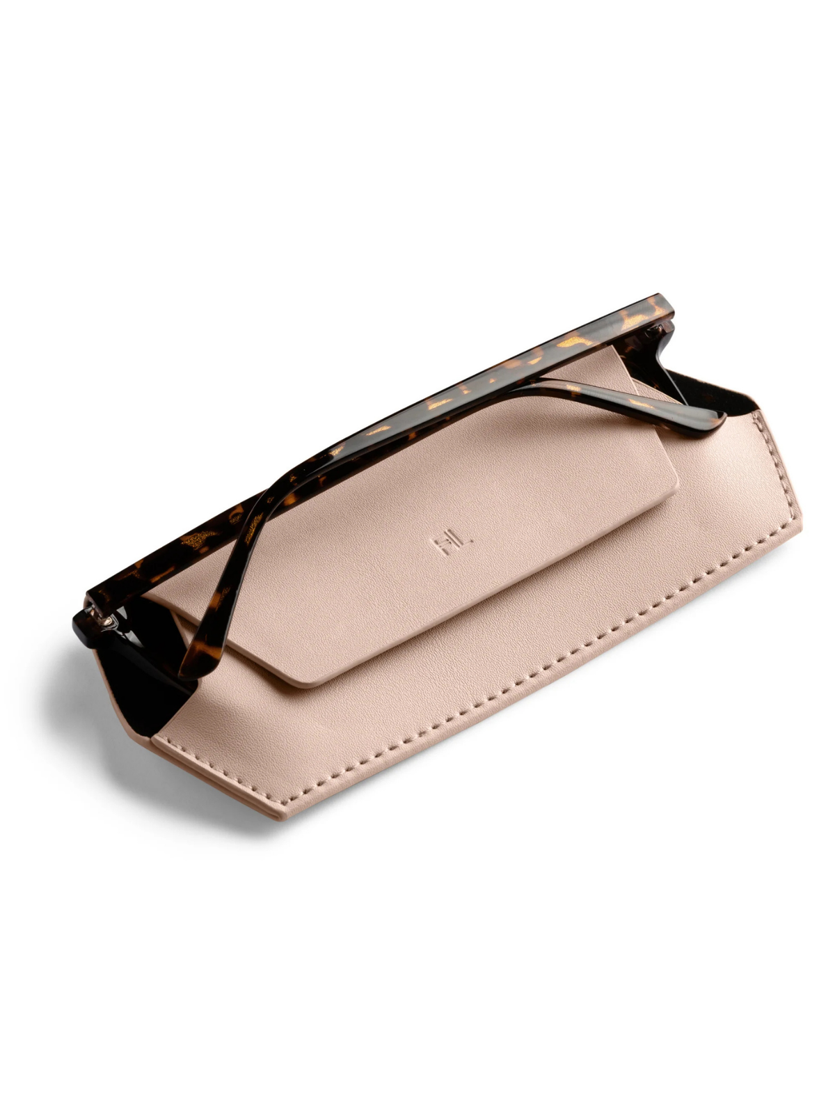 Fox and Leo Slimline Glasses Case - Blush
