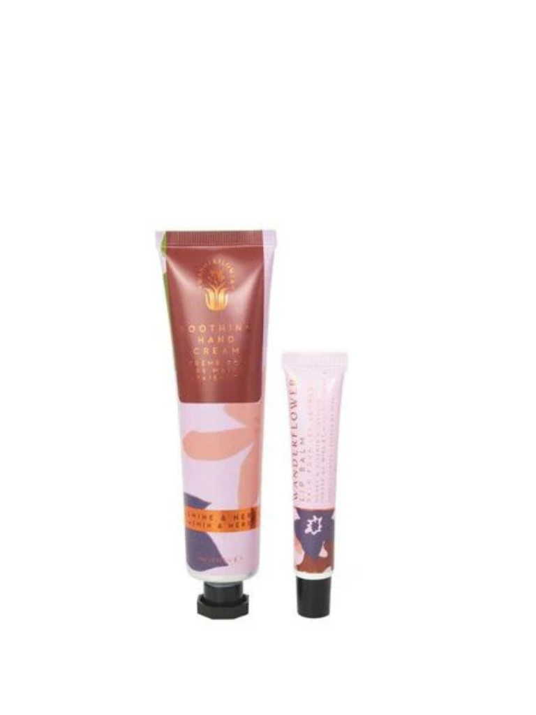 Wanderflower Soothing Hand &amp; Lip Set