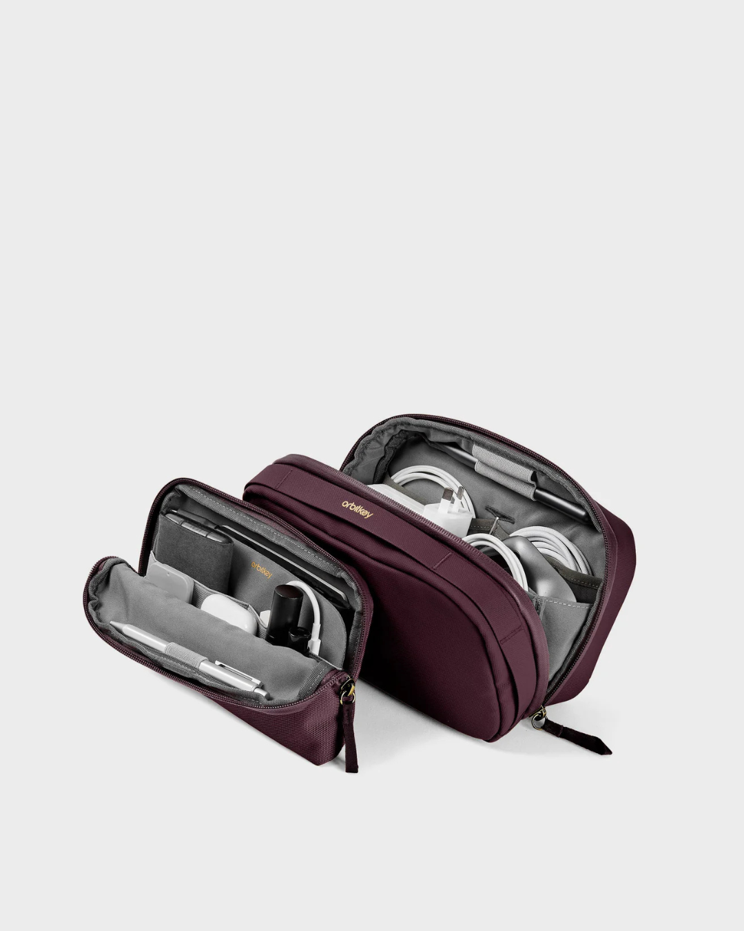 Orbitkey 2-in-1 Tech Pouch - Plum