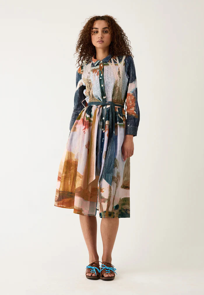 Nancybird Delphi Dress- Night Herons