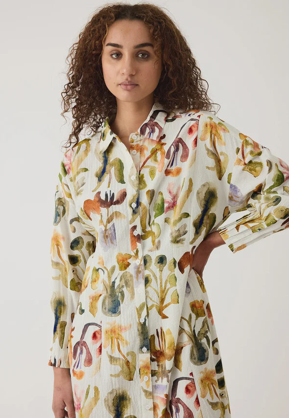 Nancybird Paloma Dress - Warm Watercolour