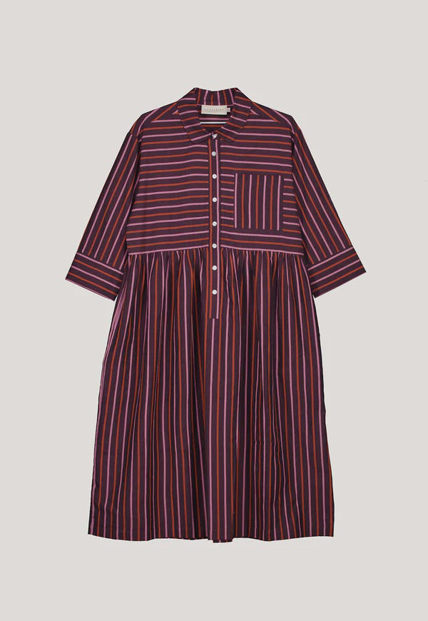 Nancybird Mel Dress - Twilight Stripe