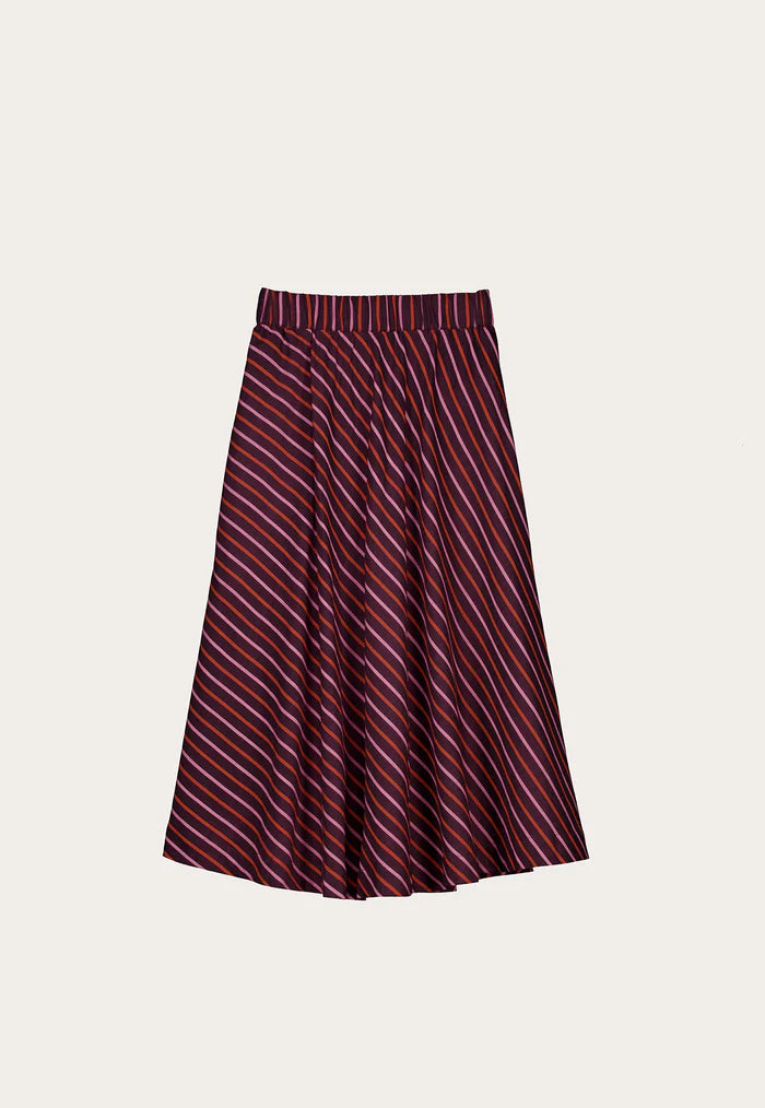 Nancybird Wave Skirt - Twilight Stripe