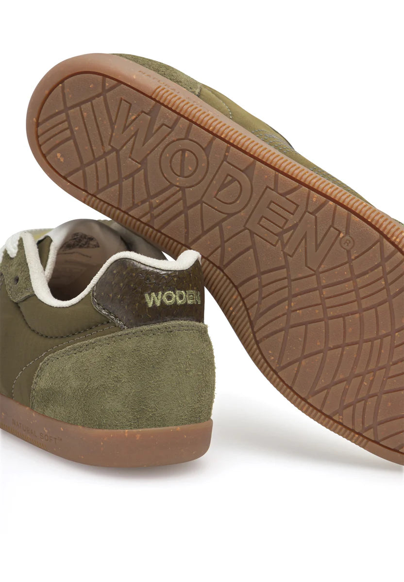 Woden Nanna Sneaker - Dark Olive