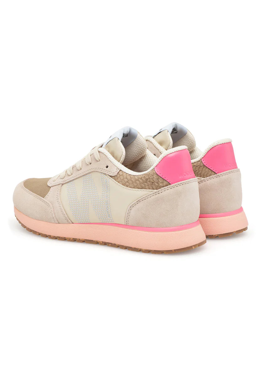 Woden Ronja Sneaker - Ivory/Blush