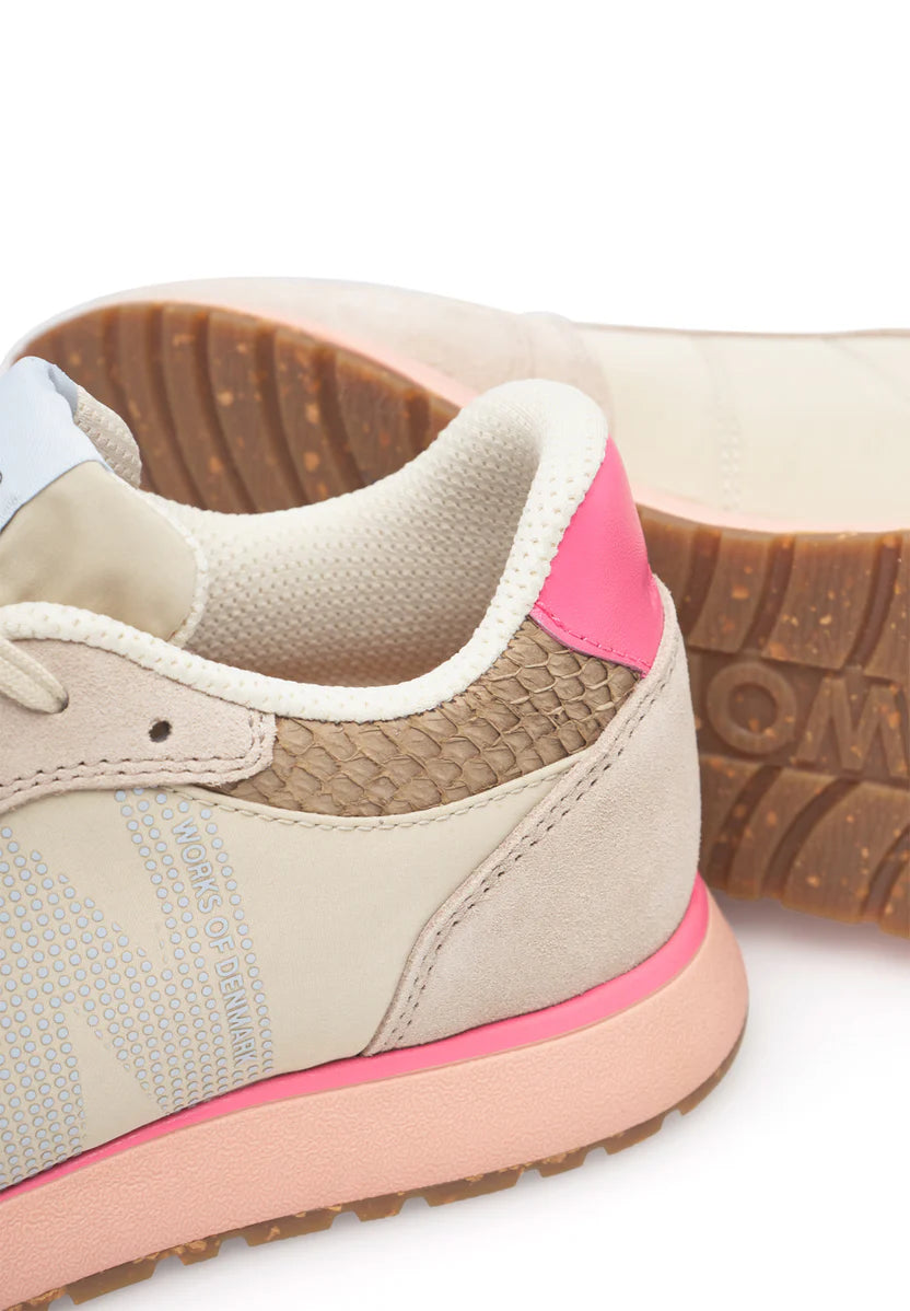 Woden Ronja Sneaker - Ivory/Blush