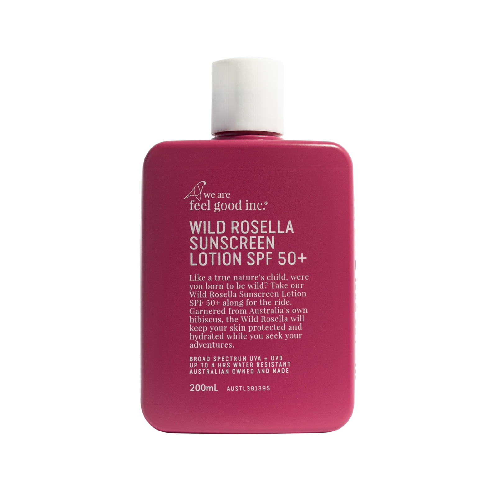 We Are Feel Good Wild Rosella Sunscreen SPF50+ 200ml