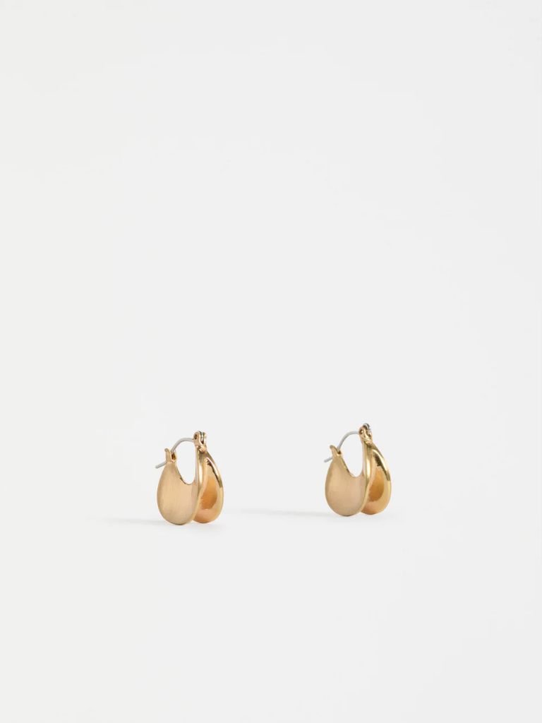 Elk Apenn Hoop Earrings - Gold