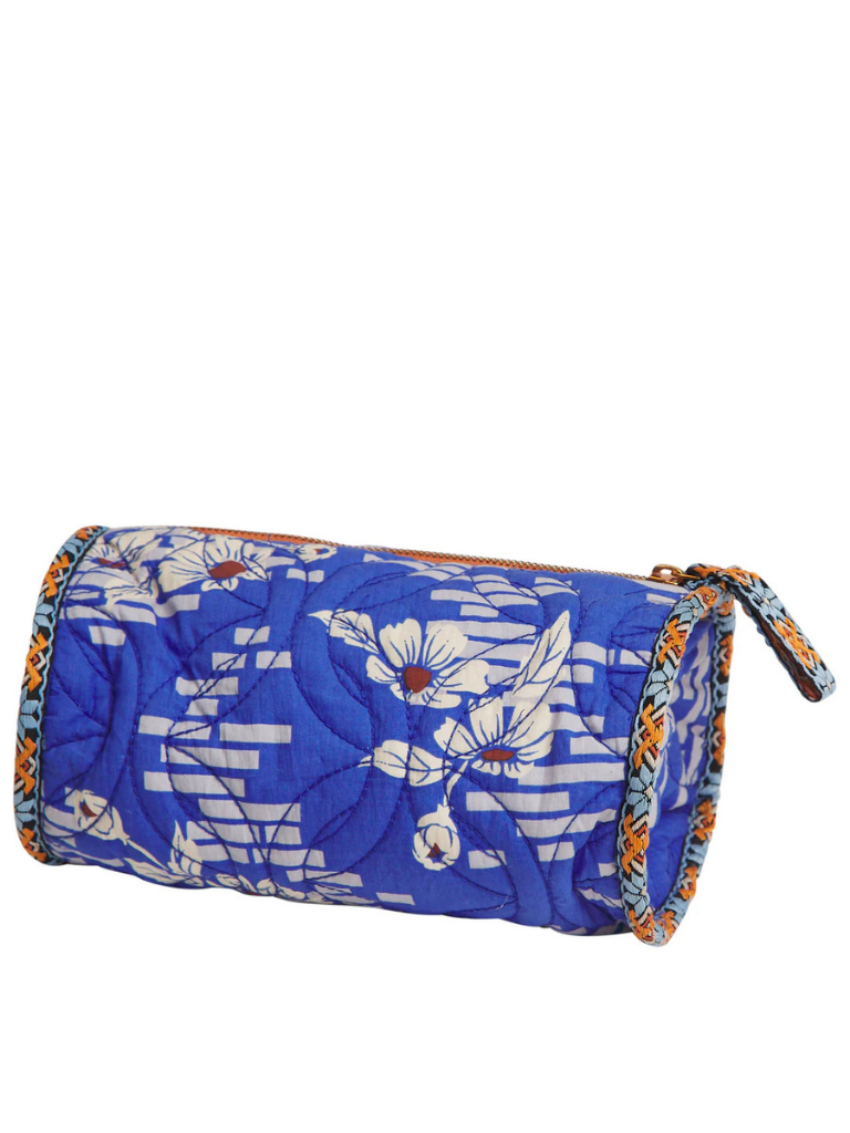 Sage and Clare Marta Makeup Bag - Ultramarine