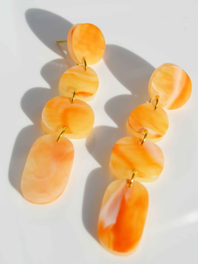 Hagen & Co  Juno Earrings - Sunset
