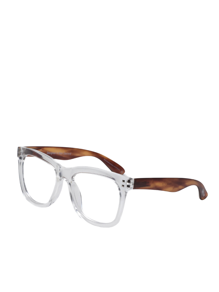 Daily Eyewear 11am Reading Glasses - Crystal/Brown