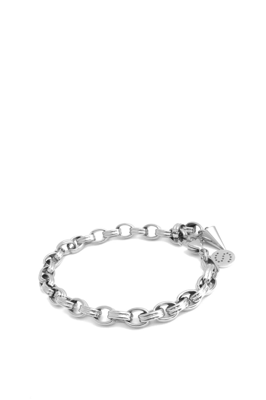 Silk & Steel Heritage Bracelet - Silver
