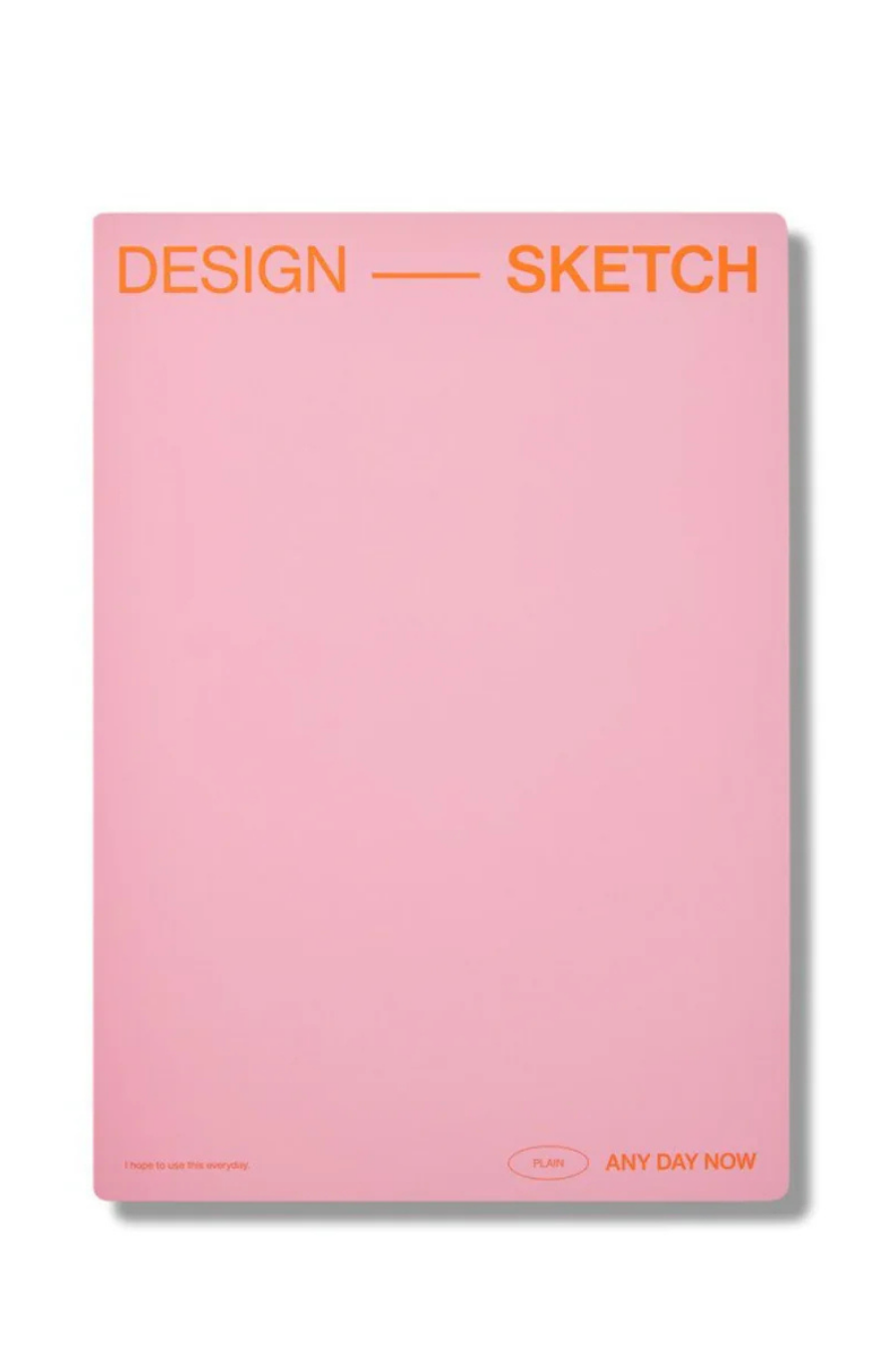Any Day Now A4 Sketch Notebook - Blush