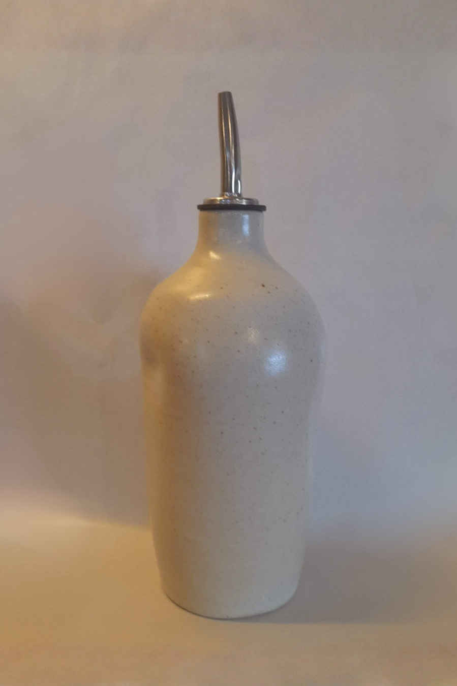 Large Handmade Oil Pourer - Whitestone