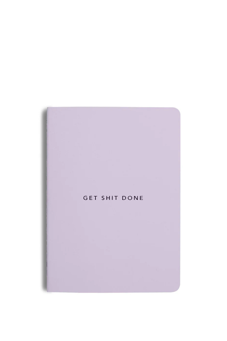 Get Shit Done A5 Minimal Notebook - Lilac