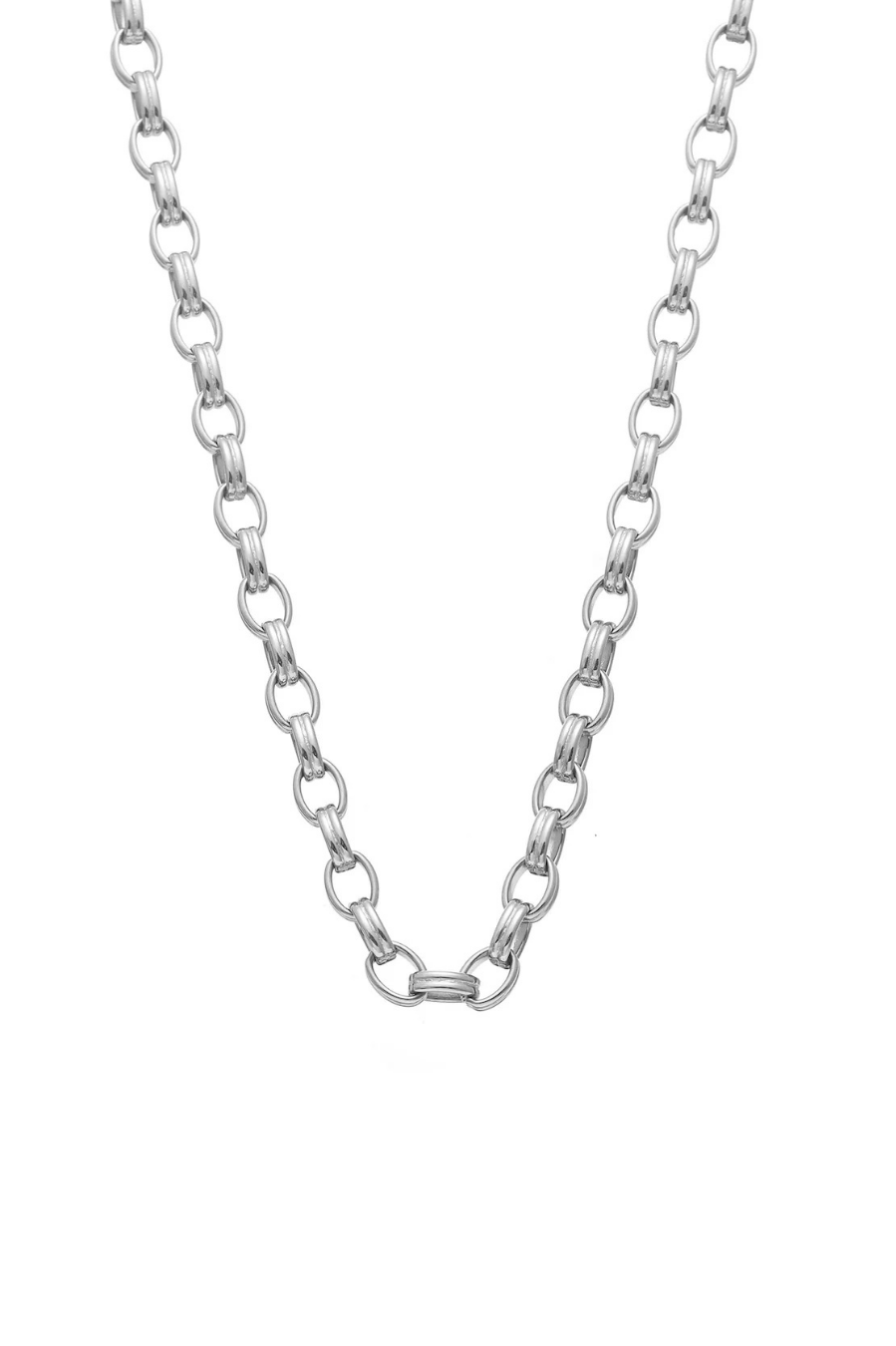 Silk & Steel Heritage Necklace - Silver