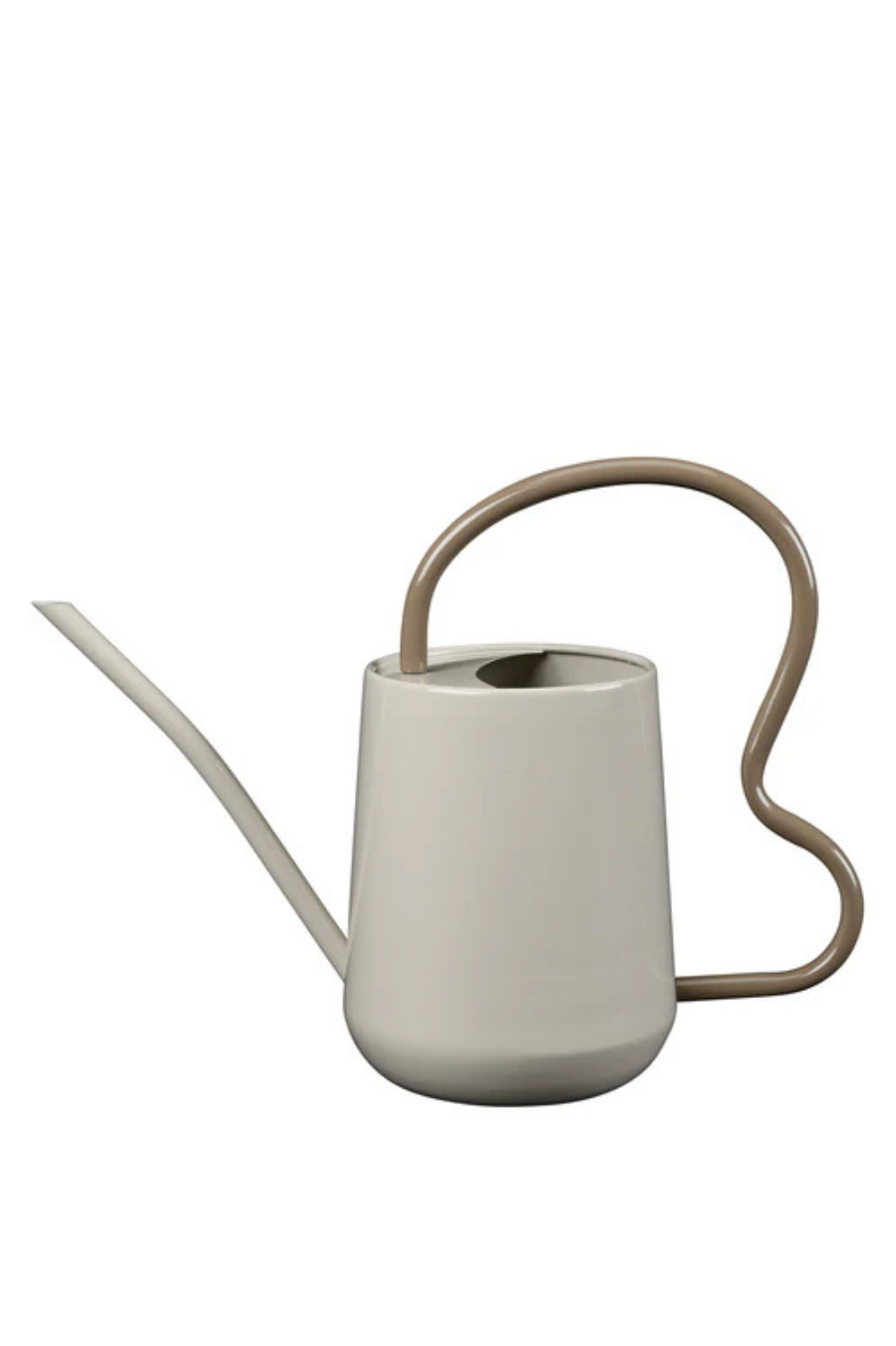 Scalloped Indoor Watering Can - Mushroom