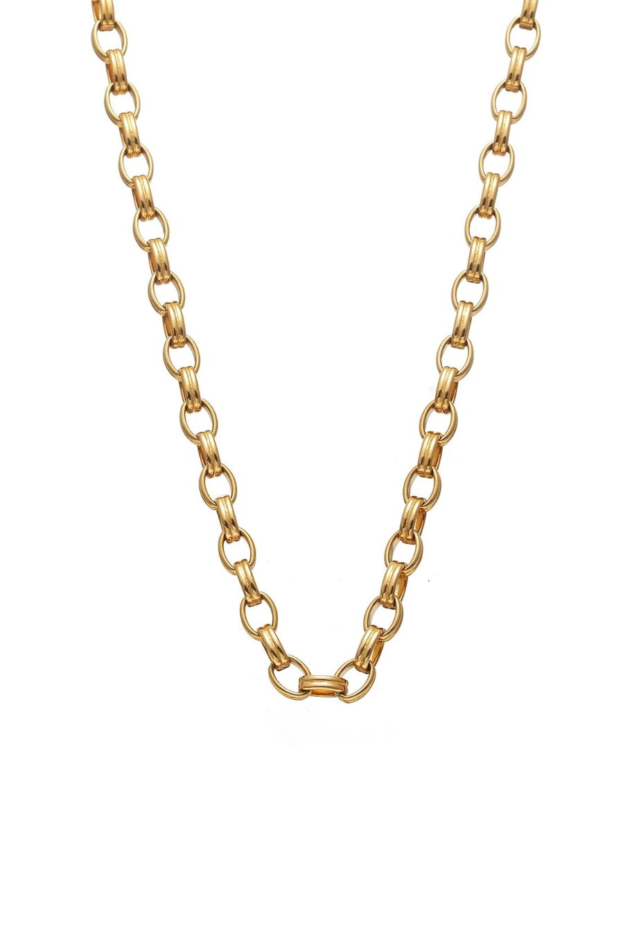 Silk & Steel Heritage Necklace - Gold