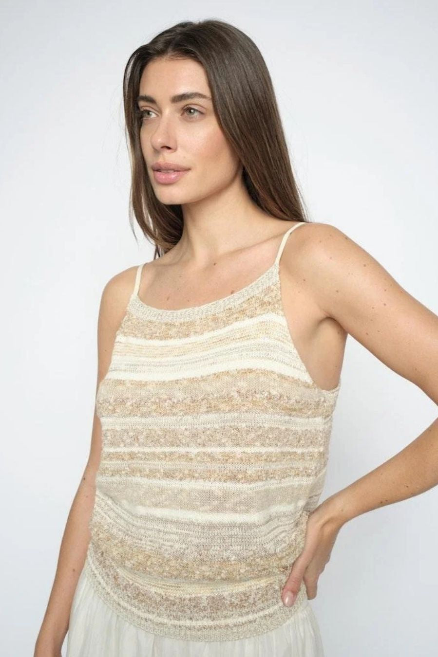 Mos Mosh Kya Edele Knit Top - Ecru
