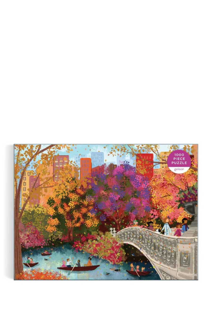Joy Laforme Autumn on Bow Bridge Puzzle - 1000pc