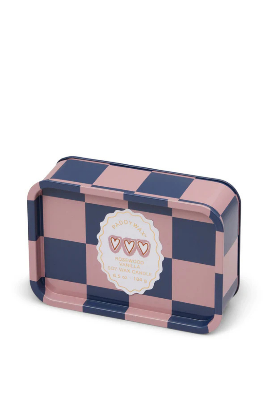 Paddywax A Dopo Hearts Tin Candle - Rosewood Vanilla