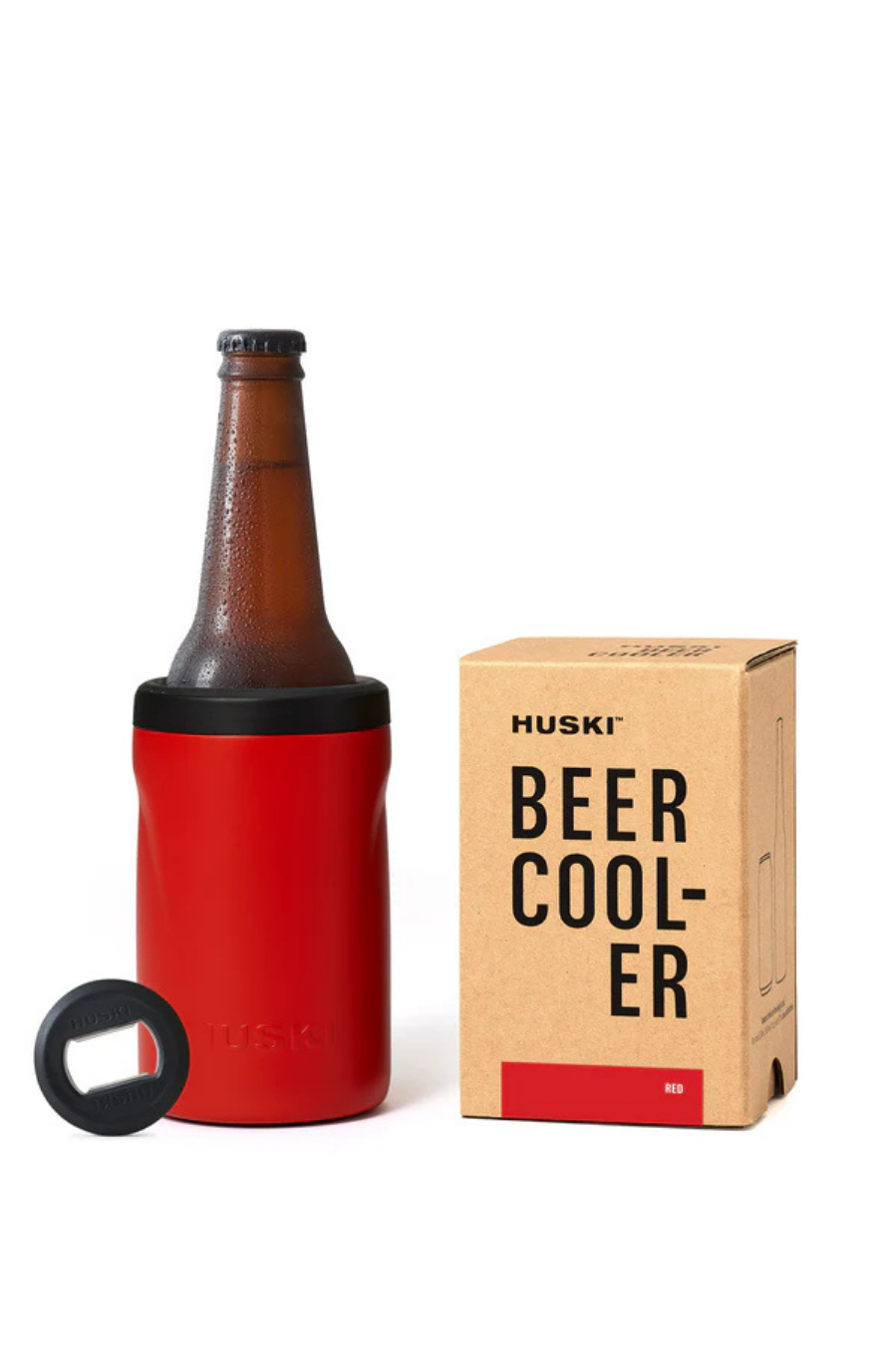 Huski Beer Cooler - Red