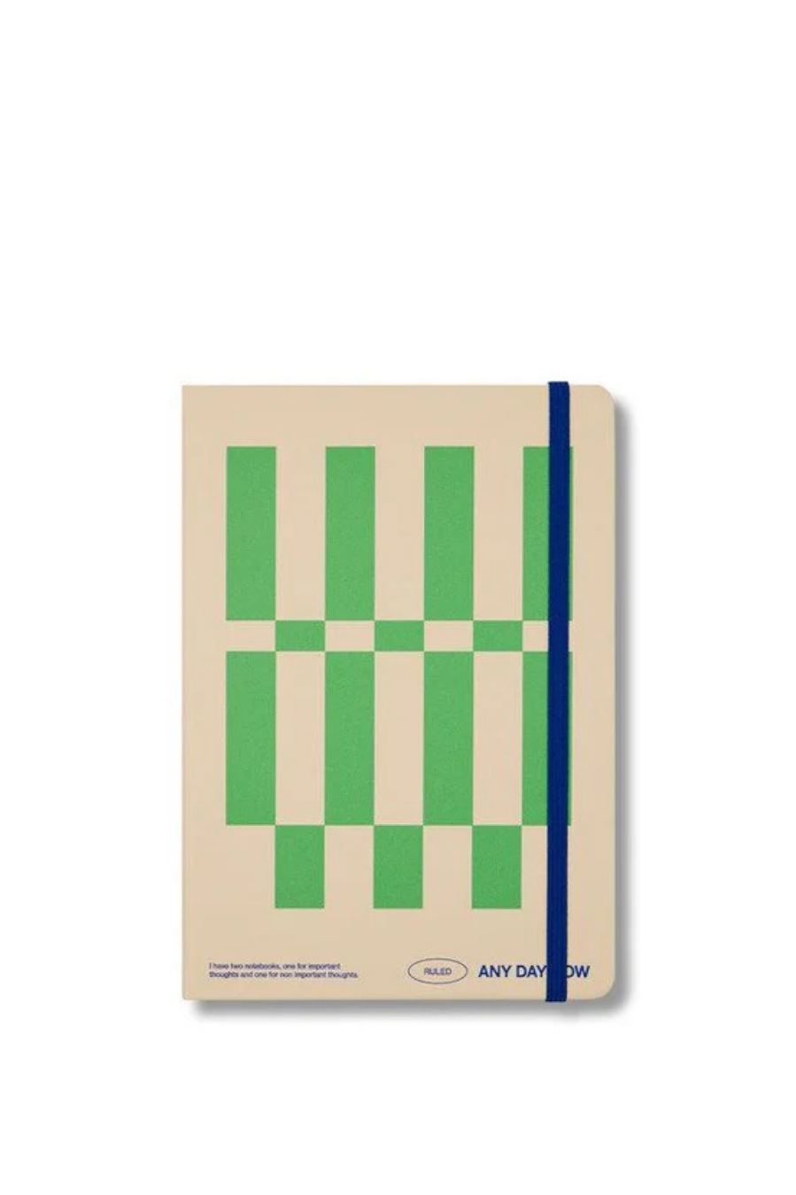 Any Day Now A5 Ruled Notebook - Sand