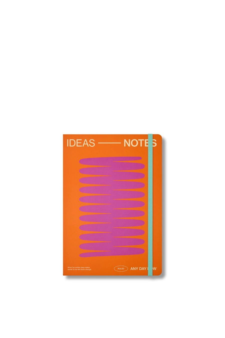 Any Day Now A6 Ruled Notebook - Coral